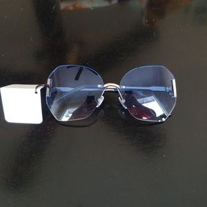 Blue fade sunglasses